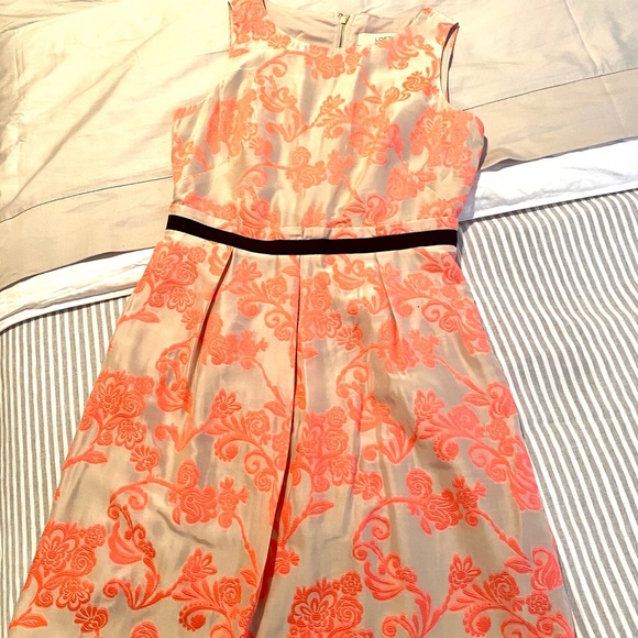 Loft Women’s Sleeveless Damask Classic Dress 0P - Picture 14 of 16